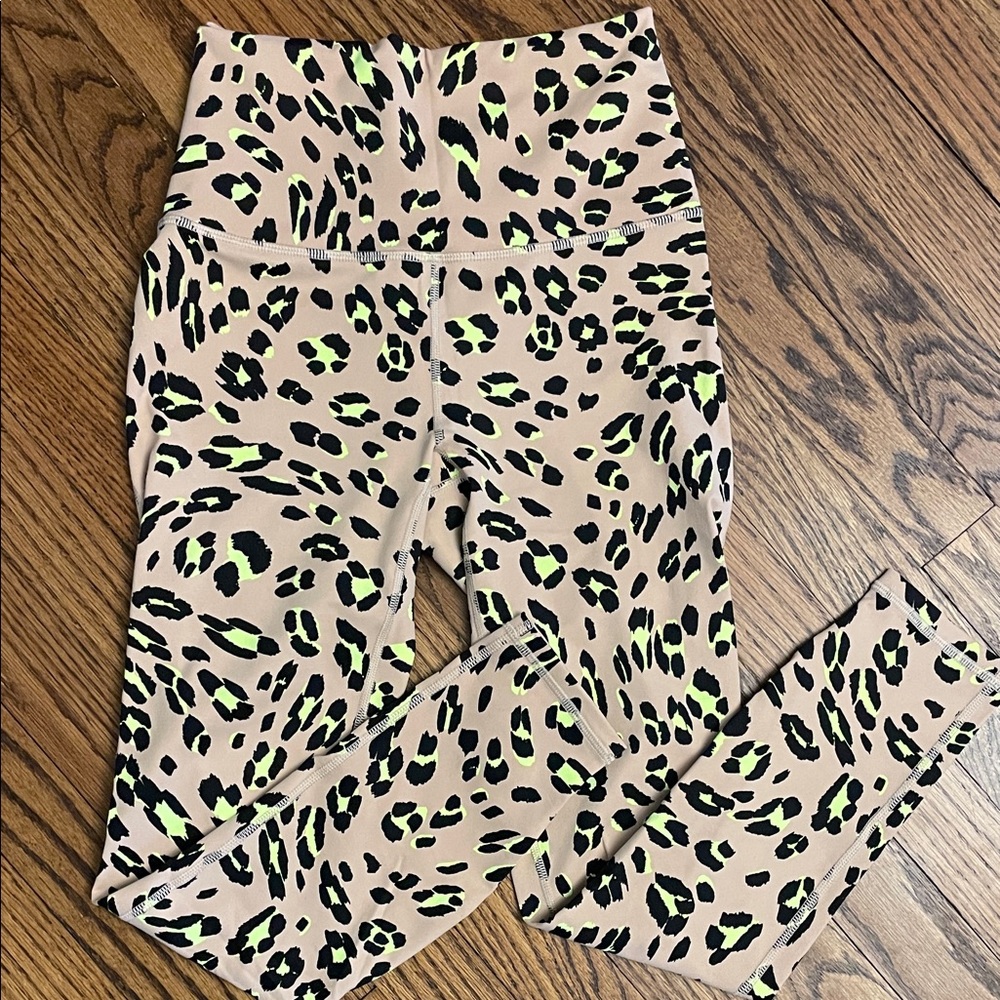 Fabletics Leopard Print Leggings High Rise